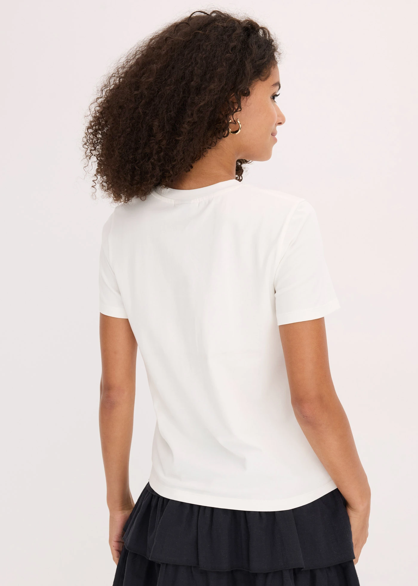 T-shirt met placement-print • wolwit-mango met grafisch motief • bonprix online shop