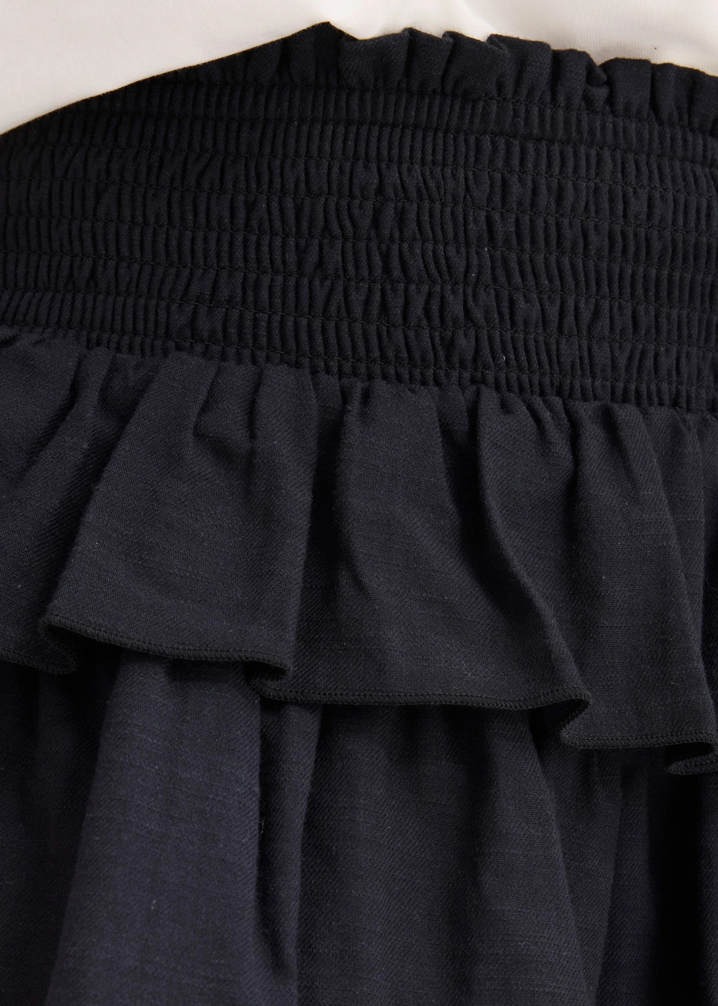 Fustă mini din bumbac 100% • negru • magazin bonprix