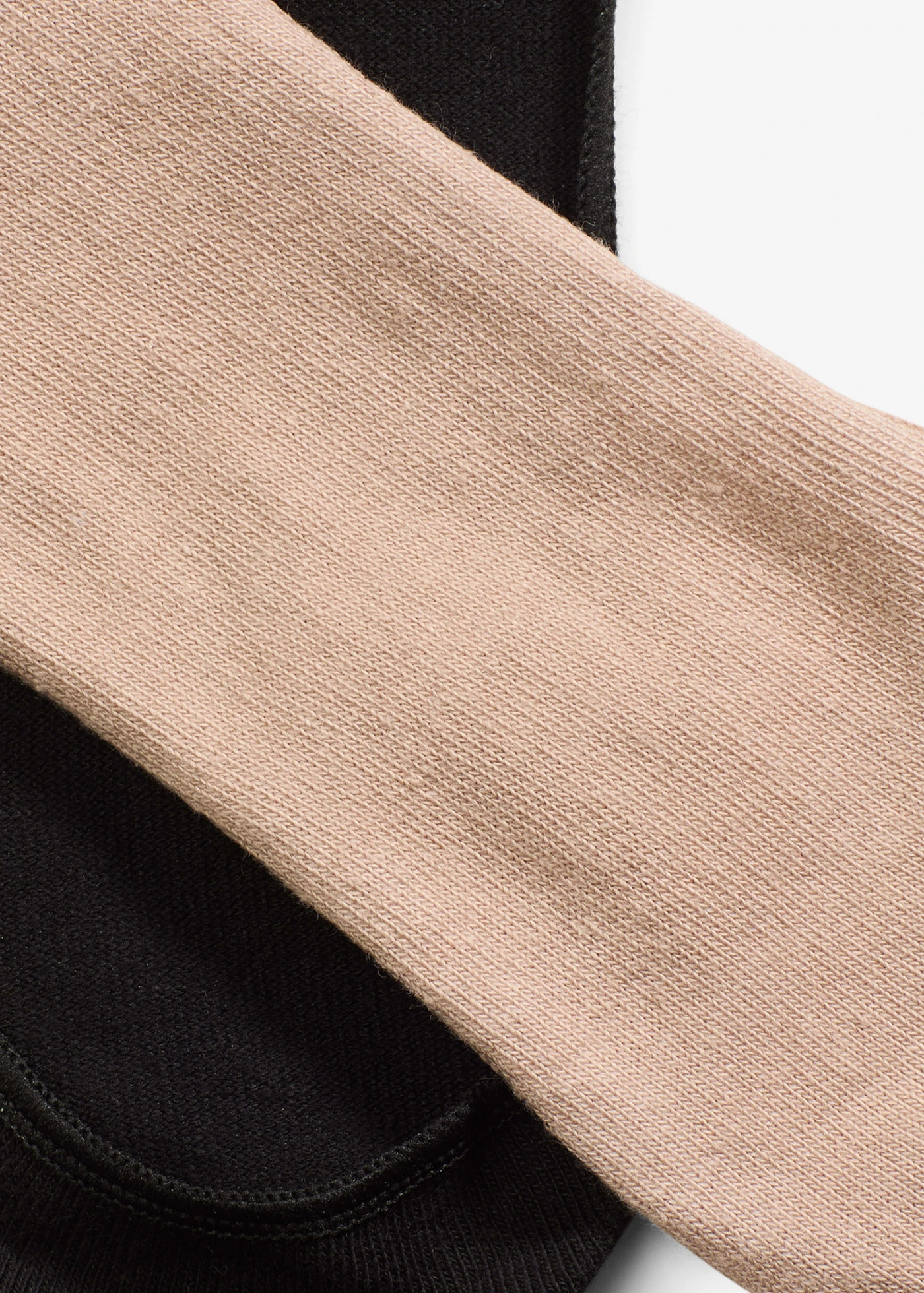 Kousenvoetjes met ballerina fit (6 paar) • zwart+krijtbeige • bonprix online shop