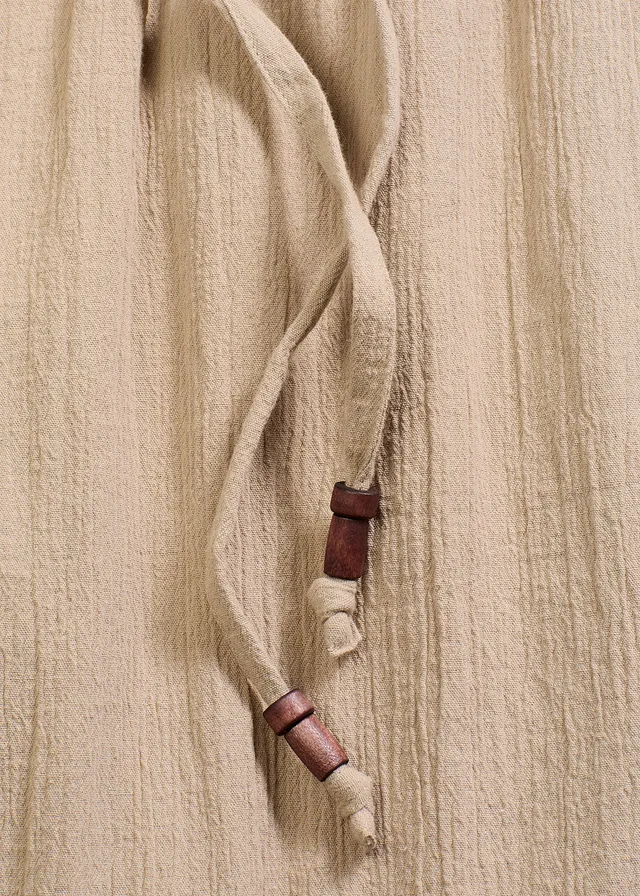 Pantalon large, effet froissé • beige • product-page.page-title-suffix