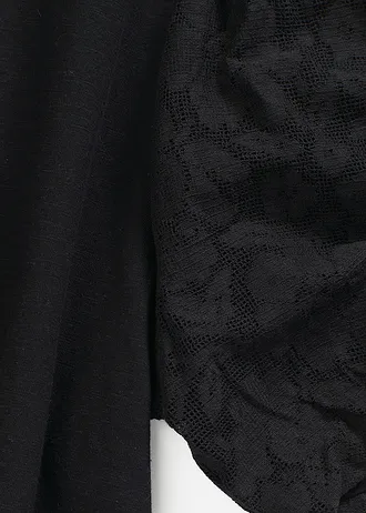 Shirt van puur katoen • zwart • bonprix online shop