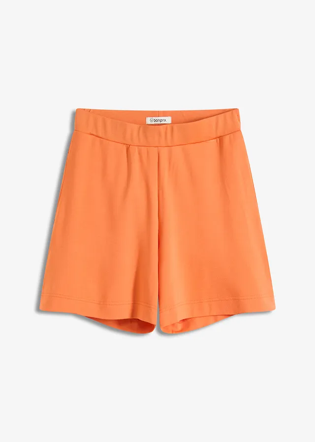 Pantaloni scurți cu talie elastică din material comod Punto di Roma
