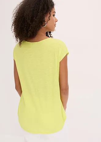 Longshirt van biologisch katoen • citrusgeel • bonprix online shop