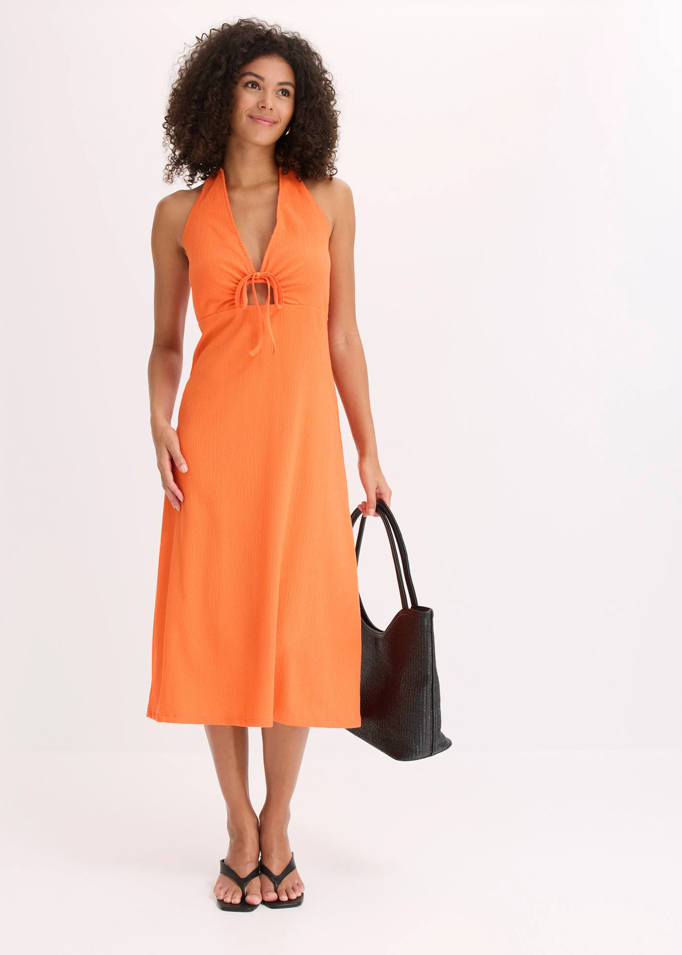 Žerzejové šaty s prostřihy • mango • bonprix obchod