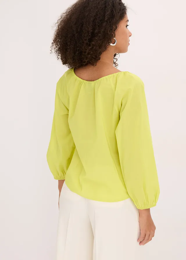 Blouse van biologisch katoen • citrusgeel • product-page.page-title-suffix