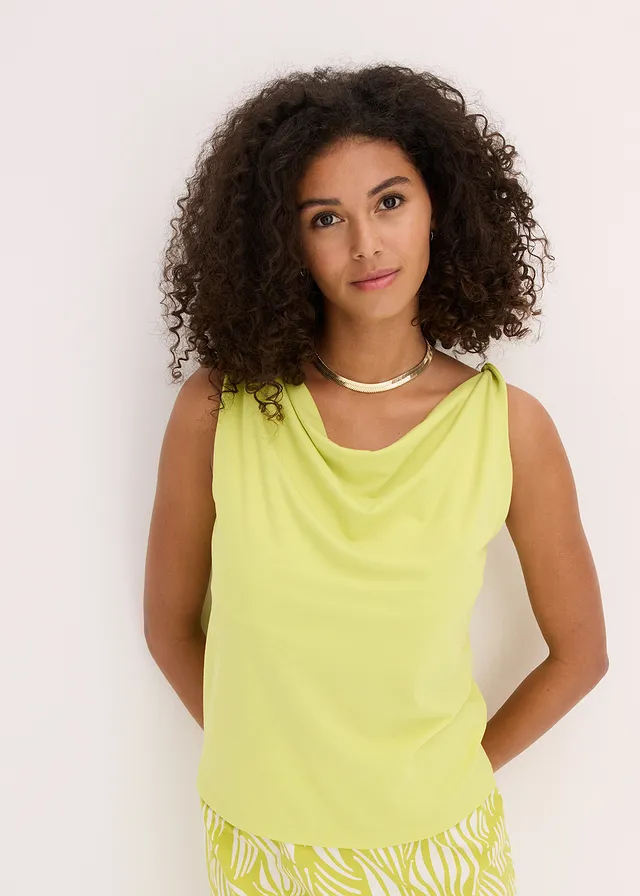 Top à détail torsadé • jaune citron • product-page.page-title-suffix