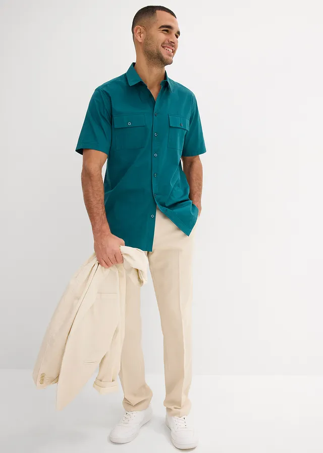 Pantaloni de costum, Regular Fit, culoare: bej nisipiu deschis
