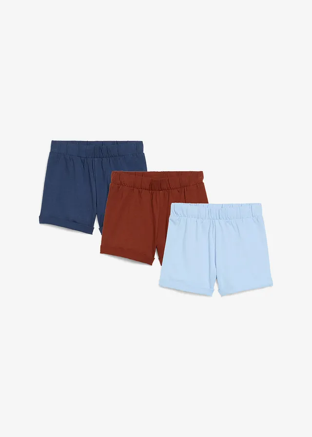 Baby short van biologisch katoen (set van 3)