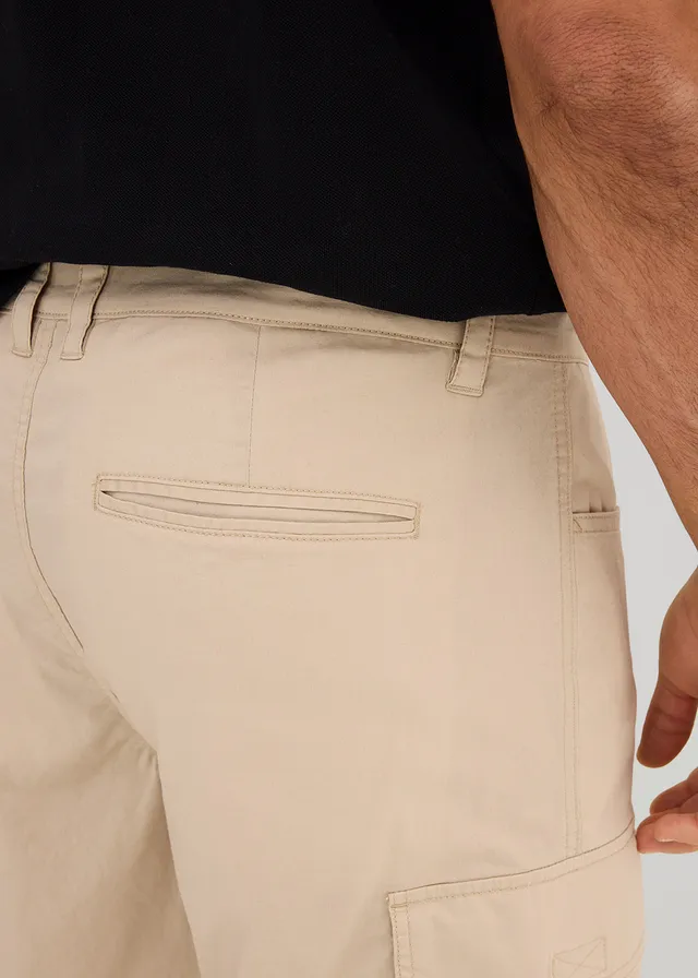 Stretch cargo bermuda, regular fit • sand • product-page.page-title-suffix