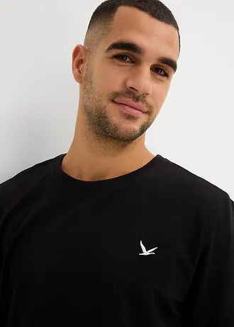 T-shirt en shirt bermuda (2-dlg. set) • zwart • bonprix online shop