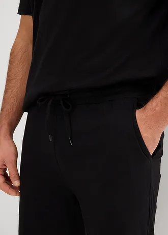 T-shirt + bermudy (2 części) • czarny • sklep bonprix