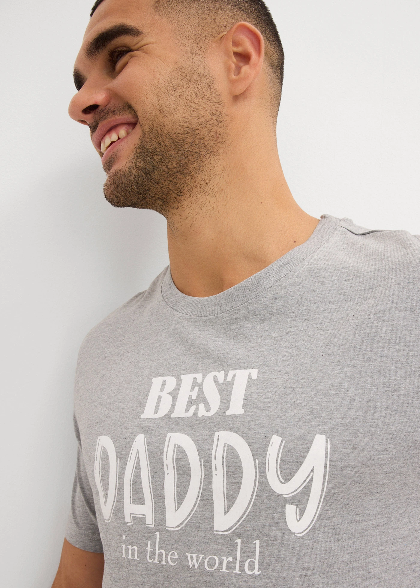 Shortama • grijs gemêleerd-wit gestreept • bonprix online shop