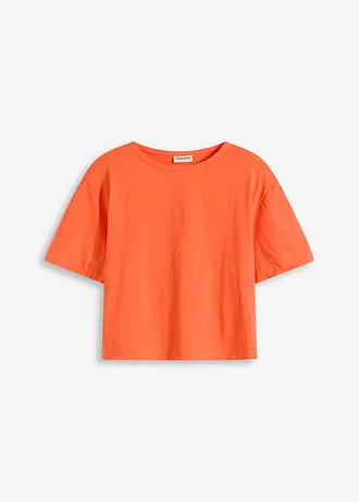 T-shirt oversize 100% coton, Couleur: mangue