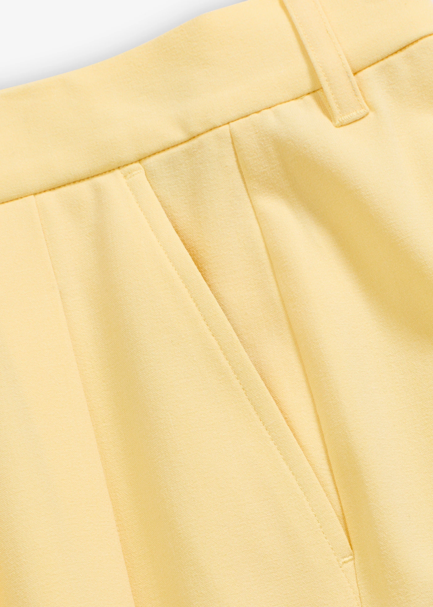 Pantalon large à pinces • jaune clair • Boutique bonprix