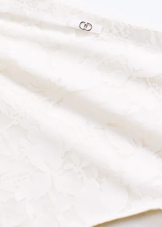 Alakformáló női alsó közepes formáló hatással, szín: gyapjúfehér