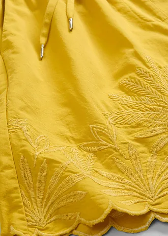 Šortky s podílem hedvábí • limetkově kari • bonprix obchod