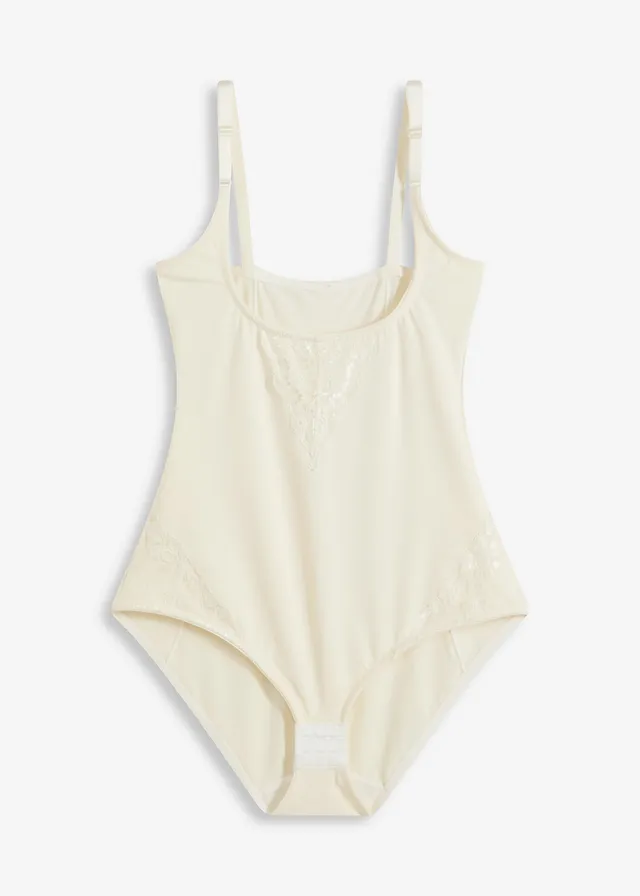 Stahovací body, silný tvarující efekt • přírodní bílá • bonprix obchod