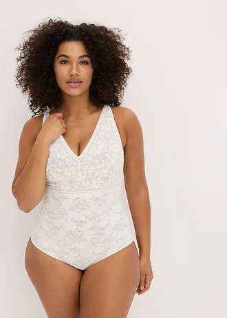 Stahovací body, střední tvarující efekt, barva: přírodní bílá