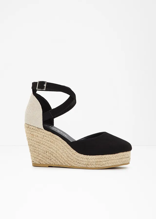 Sleehak sandaletten • zwart • bonprix online shop