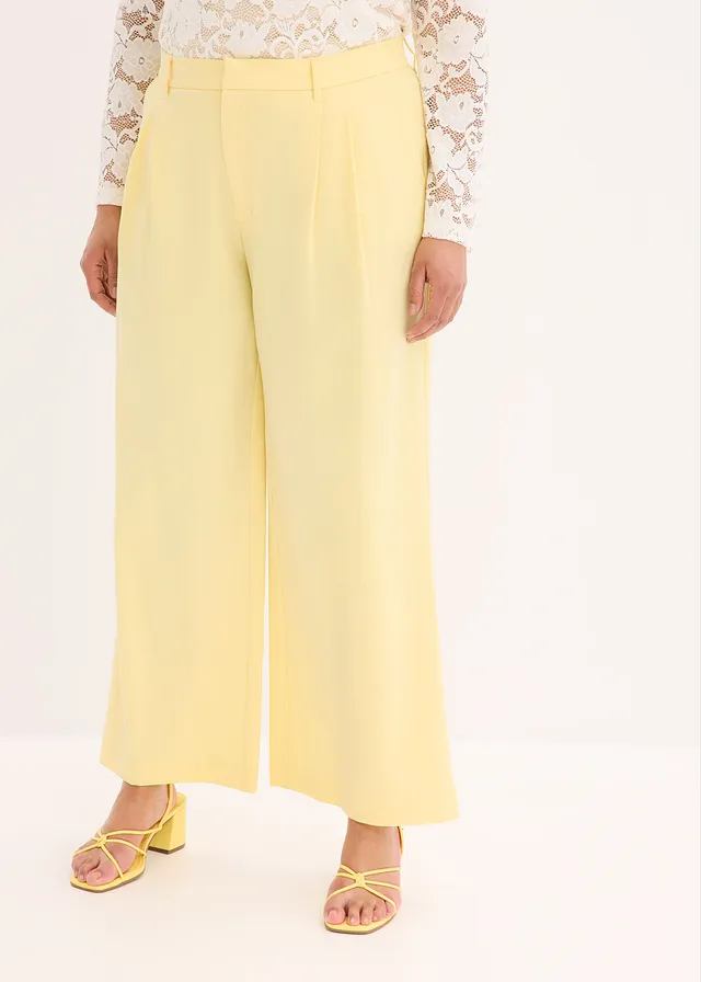 Marlene Dietrich broek, Kleur: lichtgeel