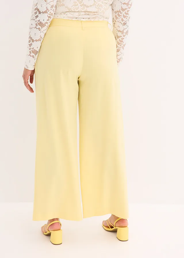 Marlene Dietrich broek, Kleur: lichtgeel