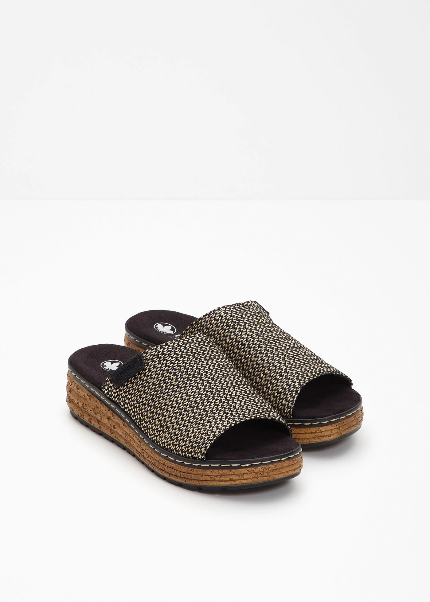 Papuci ortopedici Rieker • negru • magazin bonprix