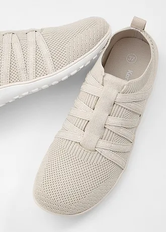 Pantofi barefoot Kangaroos, culoare: bej