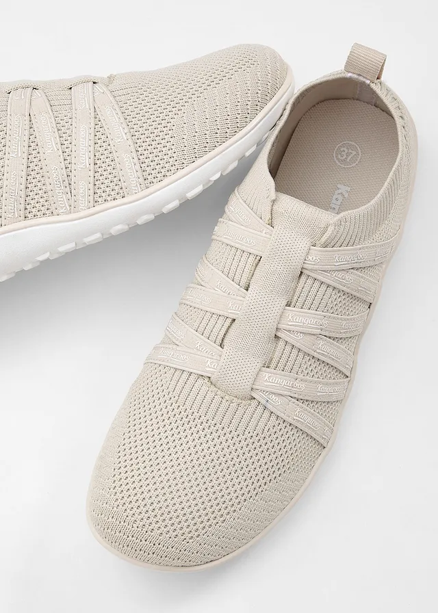 Barefoot instappers van Kangaroos, Kleur: beige