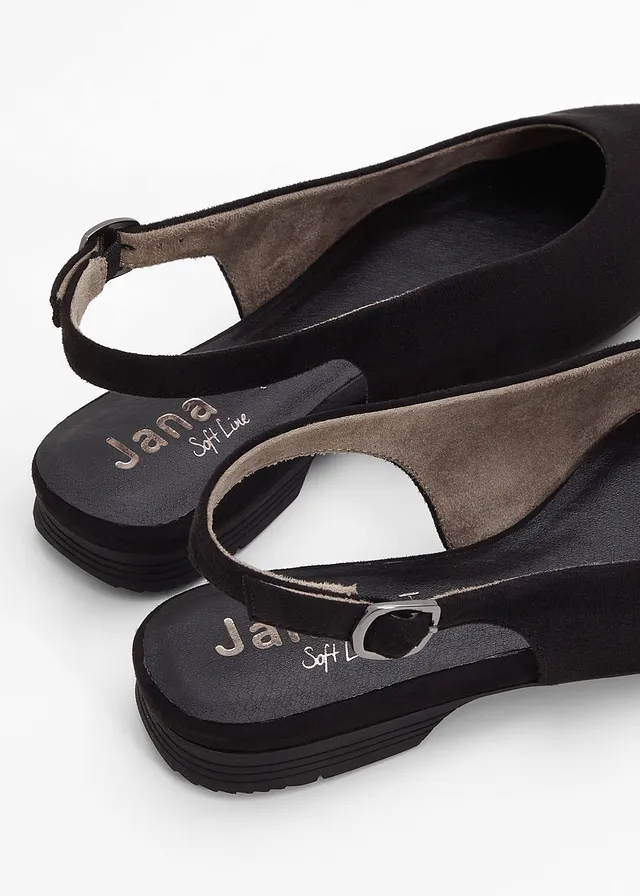 Ballerines slingback Jana, largeur confortable • noir • product-page.page-title-suffix