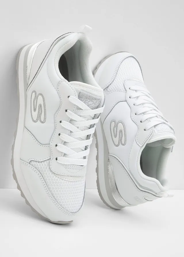 Sneakers Skechers à mémoire de forme, Couleur: blanc