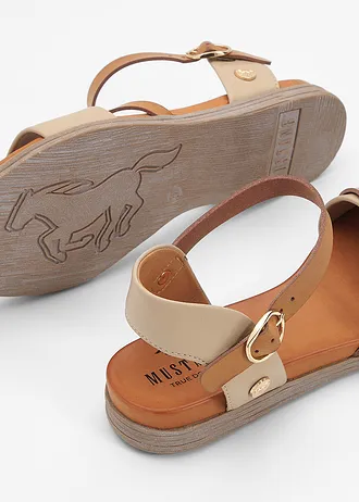 Sandále Mustang • béžová • obchod bonprix