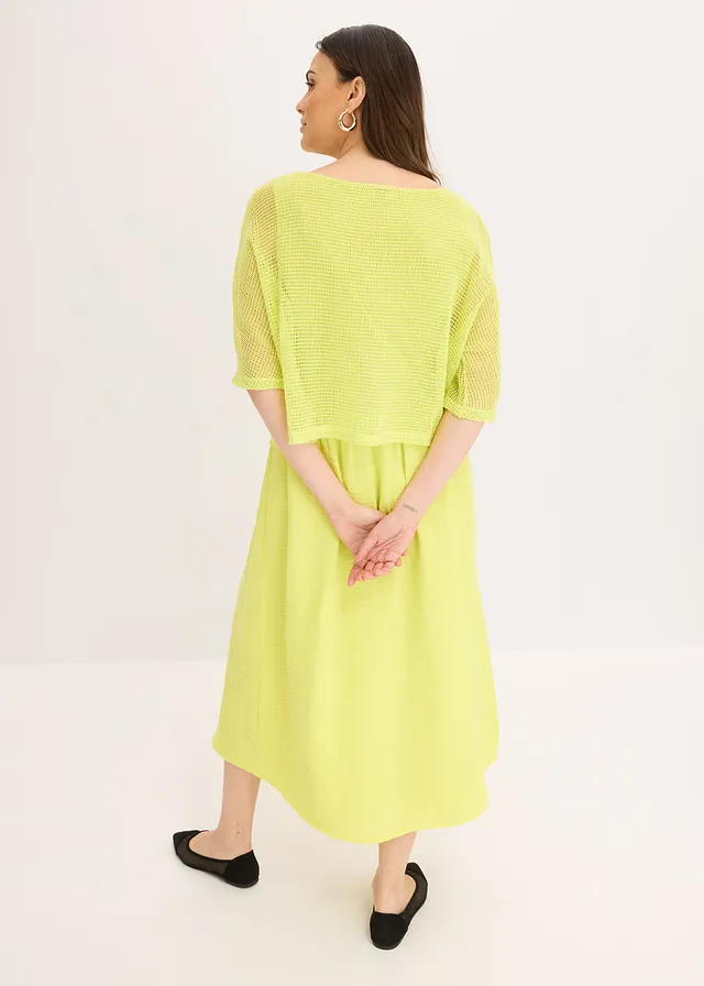 Jurk in 2-in-1 look • citrusgeel • product-page.page-title-suffix