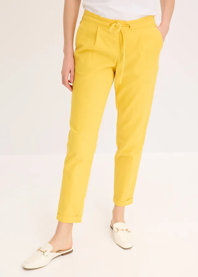 Pantalon en lin mélangé • curry • product-page.page-title-suffix