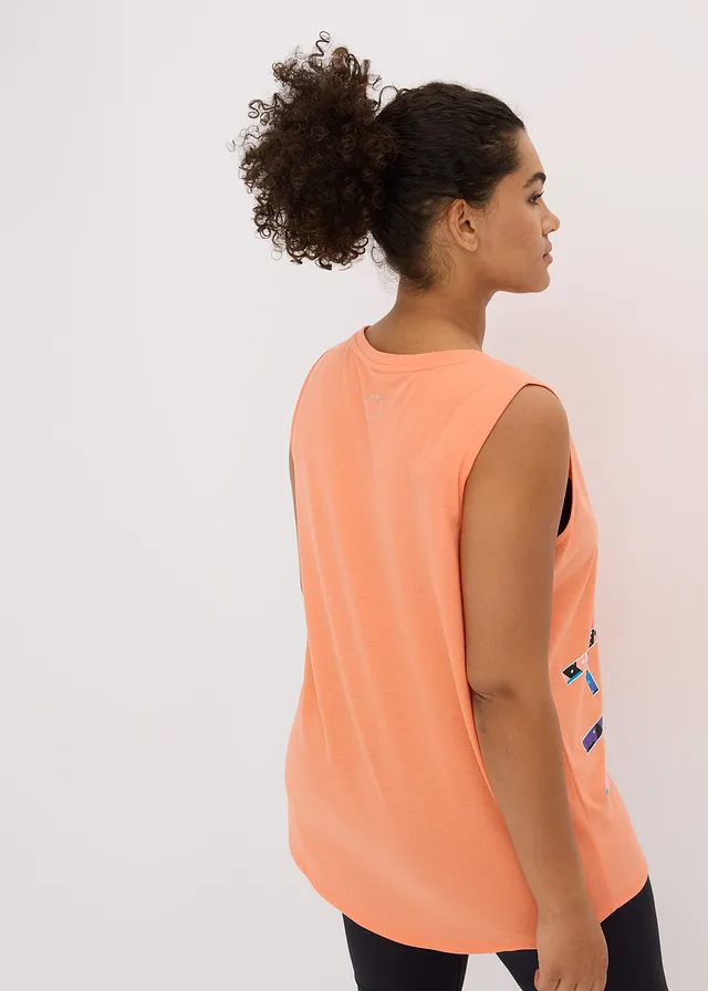 Outdoor shirt (set van 2), Kleur: zwart-zalm met print