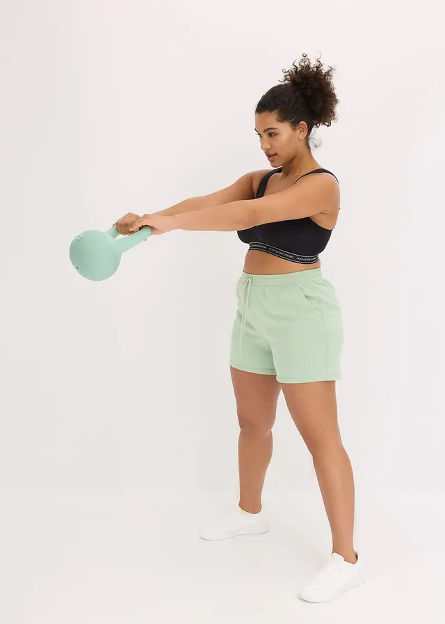 Outdoor short, sneldrogend, Kleur: lichtrietgroen