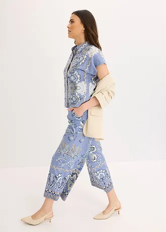 Oversize úpletová halenka • přírodní-tmavě modrá -velbloudí-matně modrá-pudrově modrá • bonprix obchod