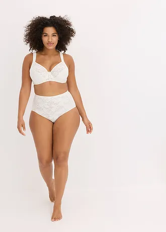 Stahovací kalhotky, střední tvarující efekt, barva: přírodní bílá