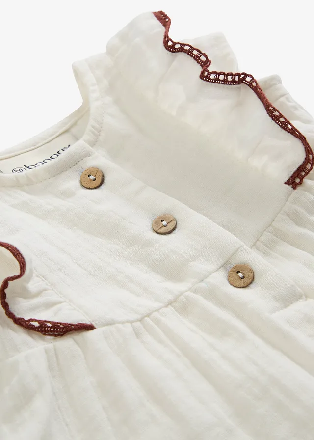Baby jurkje van puur katoen • natuurbeige-mahoniebruin • product-page.page-title-suffix