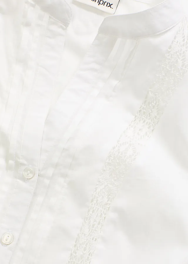 Blousetop van puur katoen • wolwit • product-page.page-title-suffix