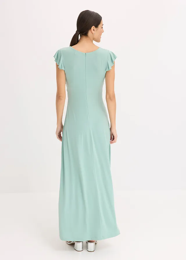 Robe longue, Couleur: vert pastel