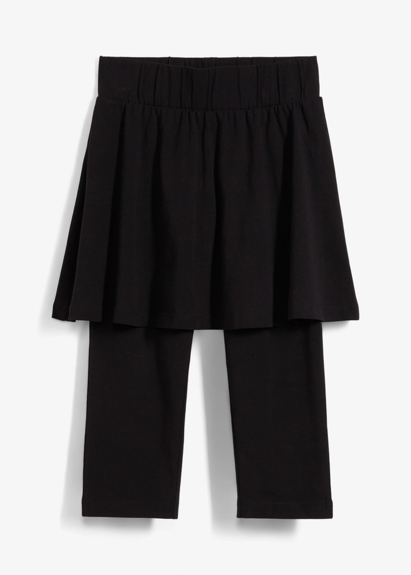 Capri legging met geïntegreerde rok • zwart • bonprix online shop