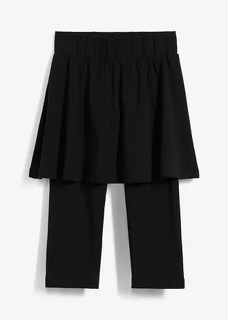 Legging 3/4 avec jupe intégrée, Couleur: noir