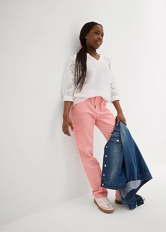 Tuniková halenka ze vzdušného mušelínu • bílá • bonprix obchod