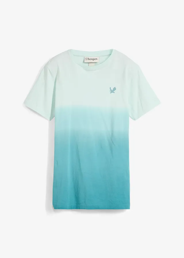 Jongens T-shirt met kleurverloop van puur biologisch katoen