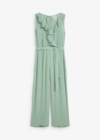 Jumpsuit van zachte viscose • pastelgroen • bonprix online shop