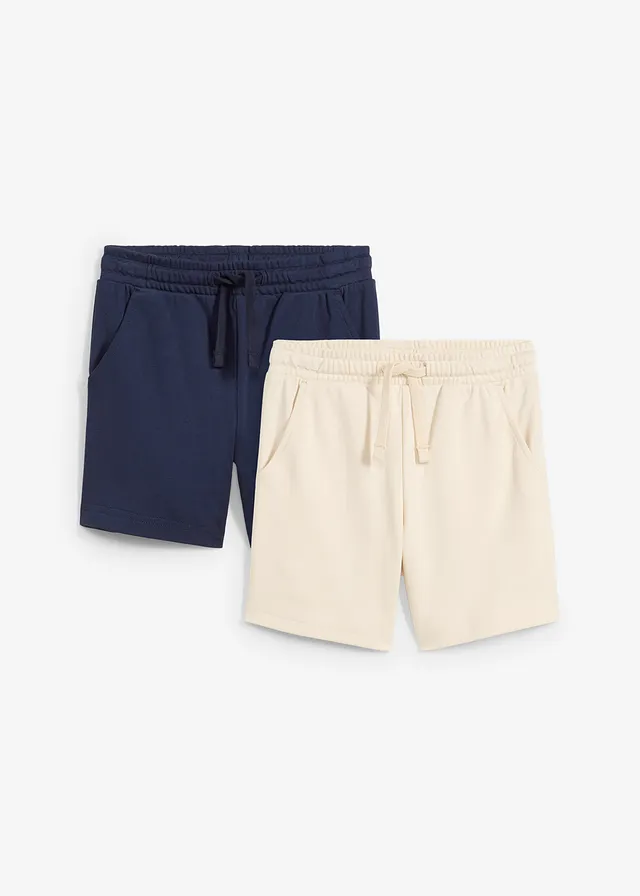 Heavy jersey short met katoen (set van 2)