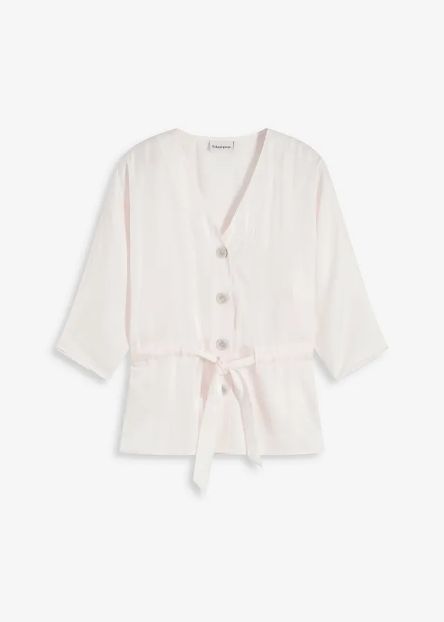 Blúzka s opaskom na zaviazanie Blúzka s opaskom na zaviazanie