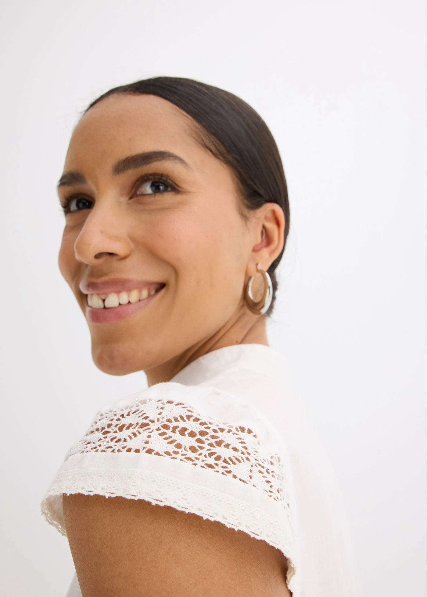 Chemisier 100% coton • blanc cassé • Boutique bonprix