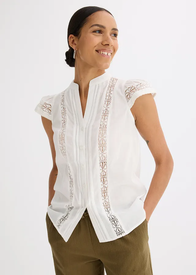 Chemisier 100% coton • blanc cassé • product-page.page-title-suffix