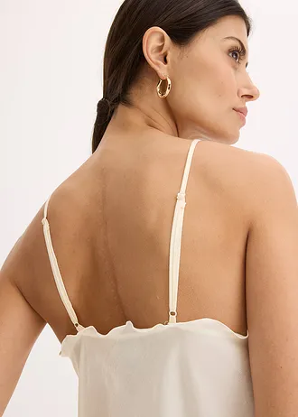 Maxi jurk van soepel satijn • champagnekleur • bonprix online shop